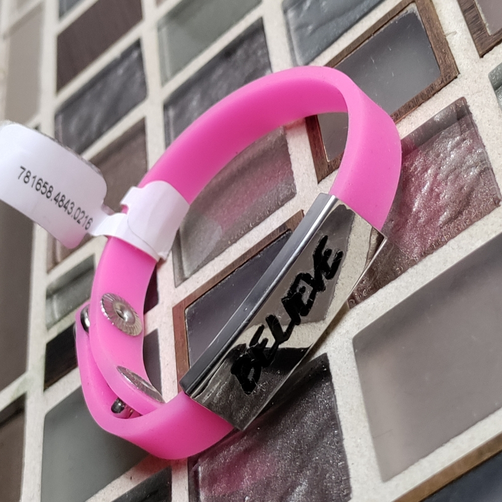 Justice "Believe" bracelet